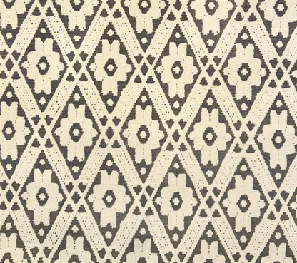 Quadrille Fabric: Viennese - Custom Gray on Tinted Belgian Linen / Cotton