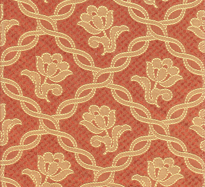Quadrille Woven: Castille - Flame (Imported from Spain) DETAIL