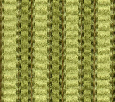 Quadrille Woven Fabric: La Coupole Stripe - Vieux Vert