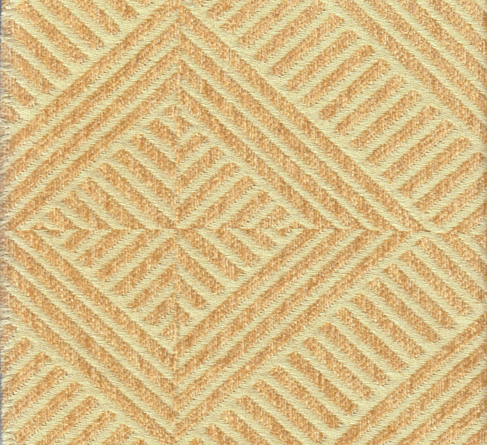 Quadrille Woven Fabric: Parquet - Biscuit (Commercial Quality, Flame Resistant)