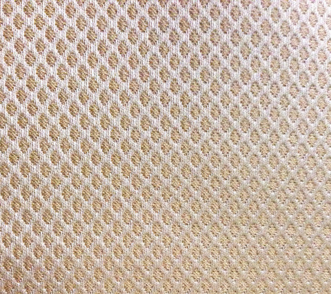 Quadrille Woven Fabric: Venetian Diamond - Coco; Cotton/Silk/Poly Blend, Imported from Italy
