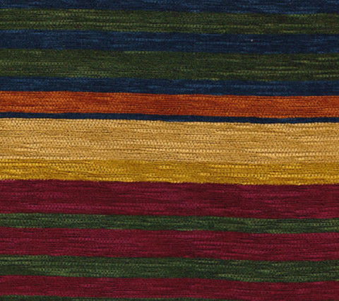 Quadrille Woven Fabric: Wigwam - Multi Horizontal Stripe