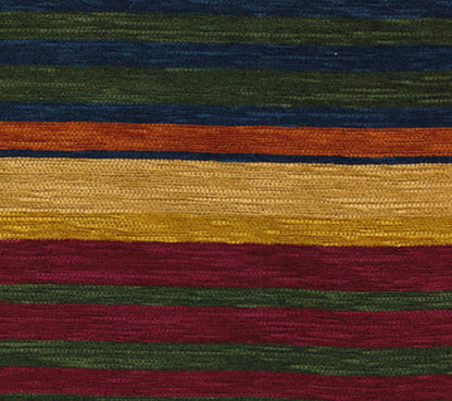 Quadrille Woven Fabric: Wigwam - Multi Horizontal Stripe