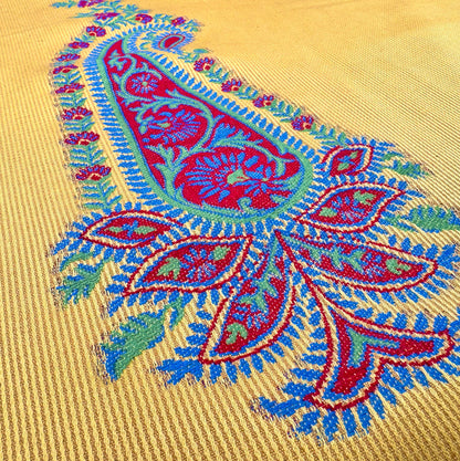 Quadrille Woven: Giardino Paisley - Multi on Gold