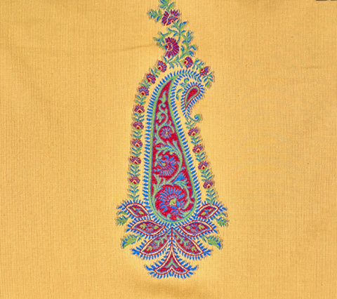 Quadrille Woven: Giardino Paisley - Multi on Gold