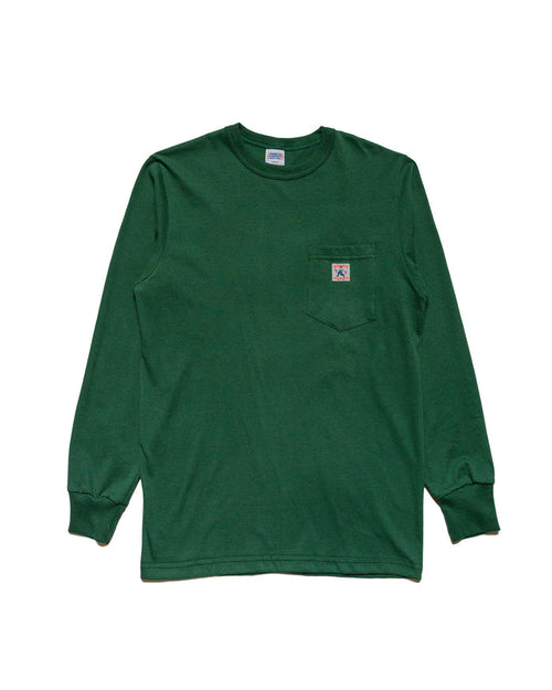 lost & found Randy's Garments Randy's Garments Long-Sleeve Pocket Tee Dark Green