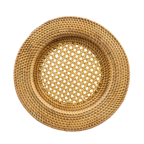 Rattan Honey Charger