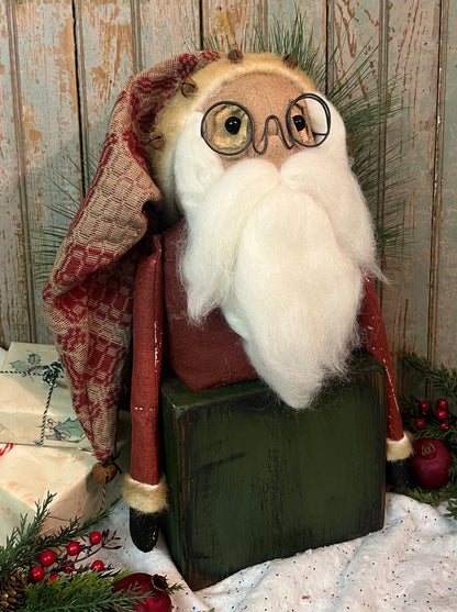 RC-02 Santa in Green Wood Box