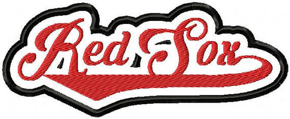 Red Sox Team Name - Comes in 4,7 and 10 inch sizes