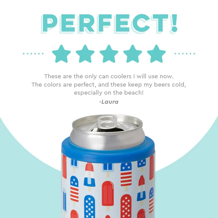 Rocket Pop Skinny Can Cooler (12 oz)