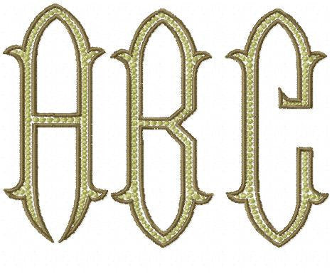 Rococo Font - 3 inch Size