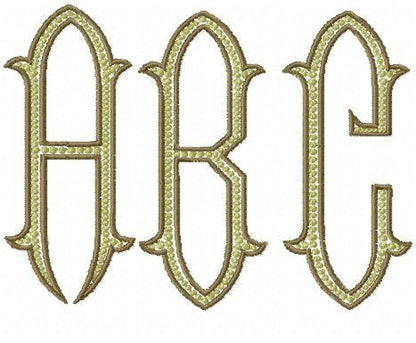 Rococo Font - 3 inch Size