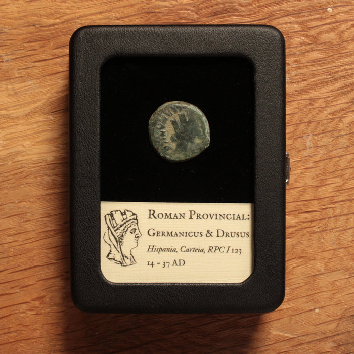 Roman Hispania, Emperor Tiberius Bronze - 14 to 37 CE - Roman Provinces