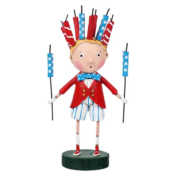 Roman's Candles Figurine by Lori Mitchell