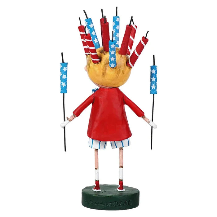 Roman's Candles Figurine by Lori Mitchell