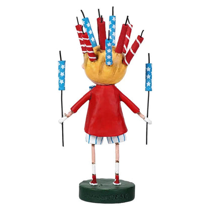Roman's Candles Figurine by Lori Mitchell