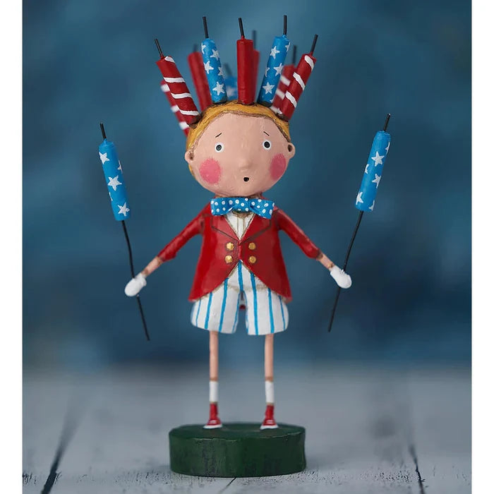 Roman's Candles Figurine by Lori Mitchell