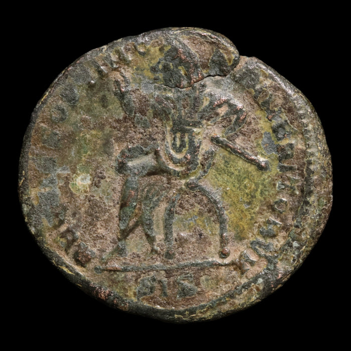 Rome, Claudius Gothicus, AE Unit, Posthumous Commemorative Issue - 317 to 318 CE - Roman Empire
