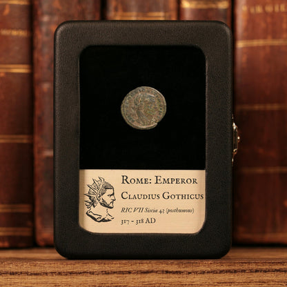 Rome, Claudius Gothicus, AE Unit, Posthumous Commemorative Issue - 317 to 318 CE - Roman Empire