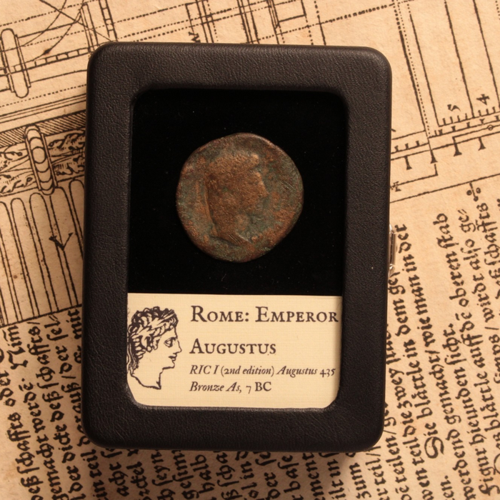 Rome, Emperor Augustus (first emperor of Rome), Bronze As - 7 BCE - Roman Empire