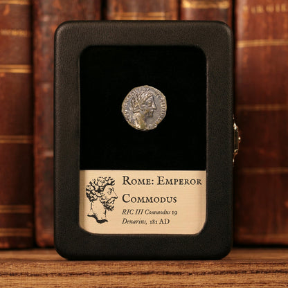 Rome, Emperor Commodus, AR Denarius, Providentia (Deity of Prediction) - 181 CE - Roman Empire