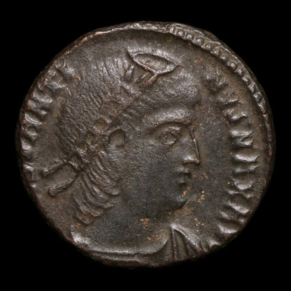 Rome, Emperor Constantine the Great, AE Unit, Two Soldiers Reverse - 336 to 337 CE - Roman Empire