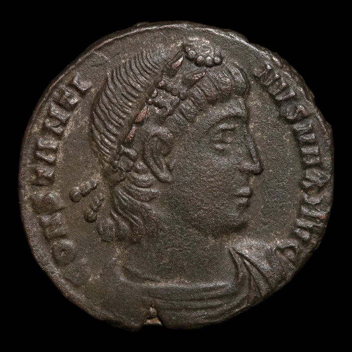Rome, Emperor Constantine the Great, AE Unit, Two Soldiers Reverse - 336 to 337 CE - Roman Empire