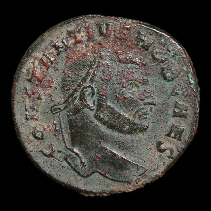 Rome, Emperor Constantius Chlorus, AE Unit, Moneta (Goddess of Money) - 303 to 305 CE - Roman Empire