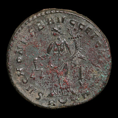 Rome, Emperor Constantius Chlorus, AE Unit, Moneta (Goddess of Money) - 303 to 305 CE - Roman Empire