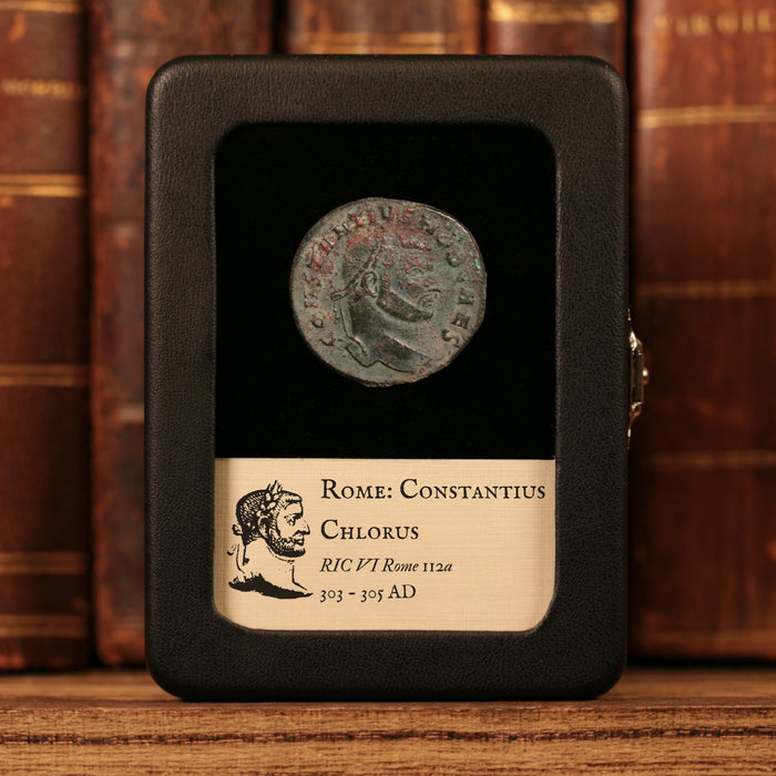 Rome, Emperor Constantius Chlorus, AE Unit, Moneta (Goddess of Money) - 303 to 305 CE - Roman Empire