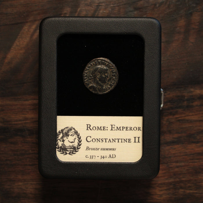 Rome, Emperor Constantius II, "Camp Gate" Reverse - 326 to 328 CE - Roman Empire