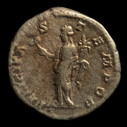 Rome, Emperor Geta (as Caesar), Silver Denarius, Felicitas Reverse - 198 to 200 CE - Roman Empire