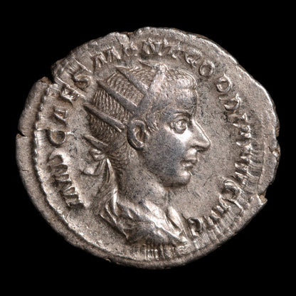 Rome, Emperor Gordian III, AR Antoninianus, Roma (Goddess of Rome) - 240 CE - Roman Empire