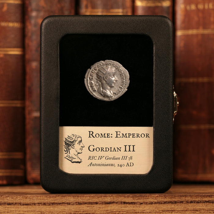 Rome, Emperor Gordian III, AR Antoninianus, Roma (Goddess of Rome) - 240 CE - Roman Empire