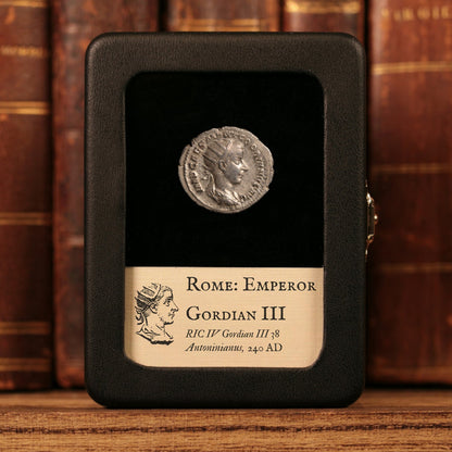 Rome, Emperor Gordian III, AR Antoninianus, Roma (Goddess of Rome) - 240 CE - Roman Empire