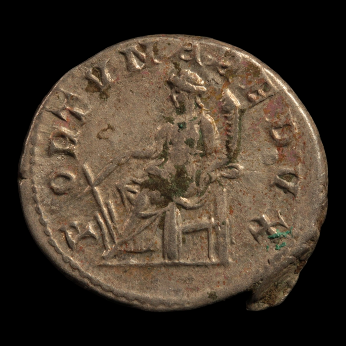 Rome, Emperor Gordian III, Silver Antoninianus, Fortuna Reverse - 242 to 244 CE - Roman Empire