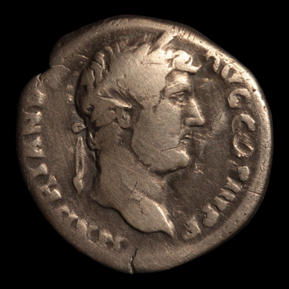 Rome, Emperor Hadrian, Denarius, Roma on Reverse - 134 to 138 CE - Roman Empire