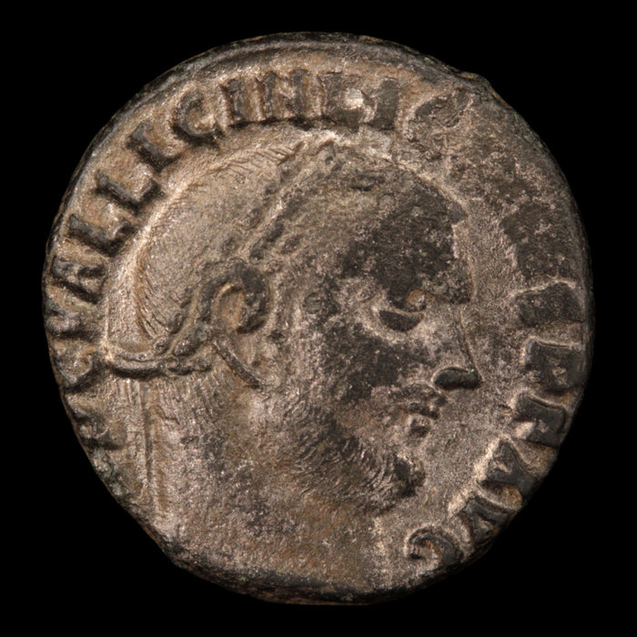 Rome, Emperor Licinius, Silvered Bronze, Jupiter Reverse - 313 to 314 CE - Roman Empire