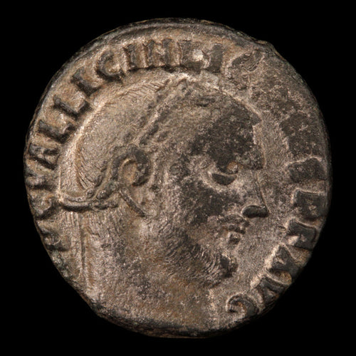 Rome, Emperor Licinius, Silvered Bronze, Jupiter Reverse - 313 to 314 CE - Roman Empire