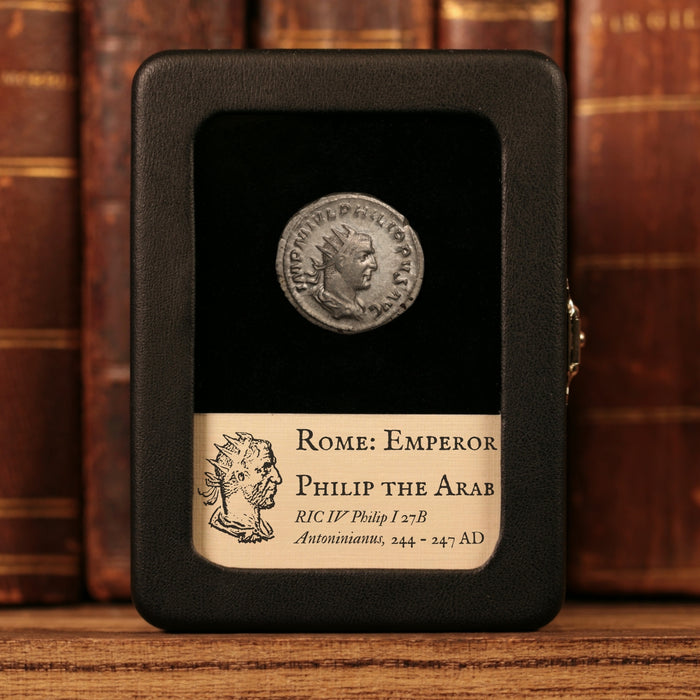 Rome, Emperor Philip the Arab, AR Antoninianus, Aequitas (Justice) - 244 to 247 CE - Roman Empire