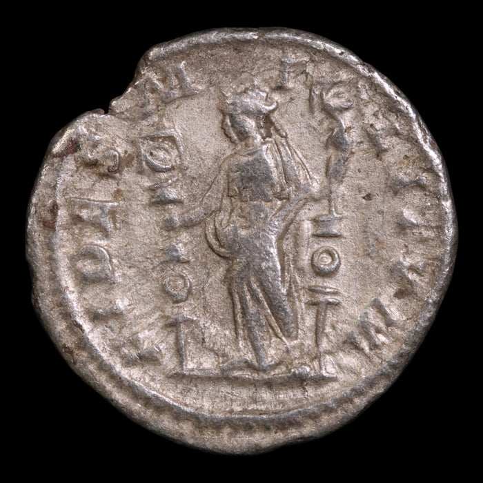 Rome, Emperor Severus Alexander, AR Denarius, Fides (Goddess of Trust) - 222 to 228 CE - Roman Empire