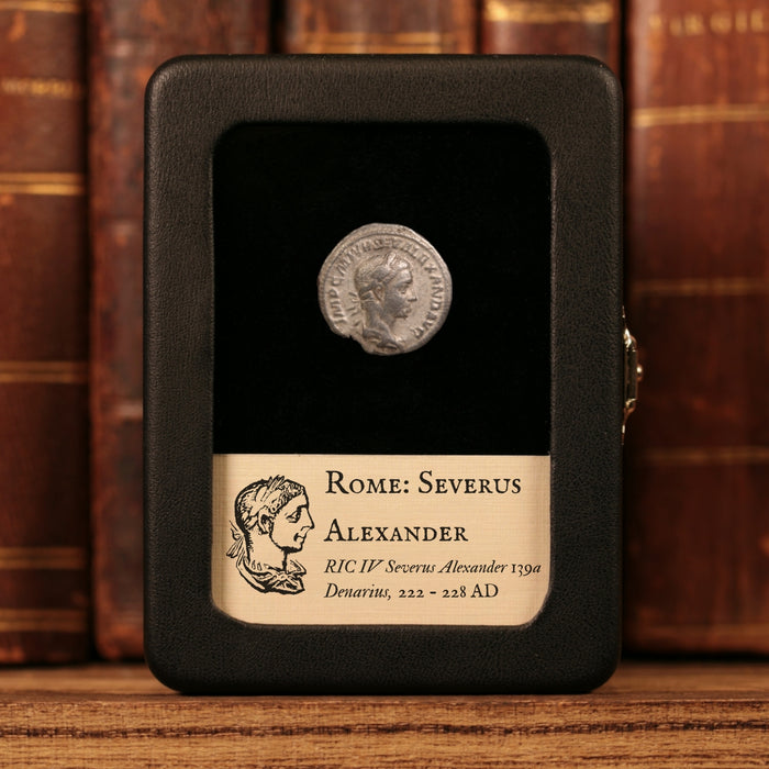 Rome, Emperor Severus Alexander, AR Denarius, Fides (Goddess of Trust) - 222 to 228 CE - Roman Empire