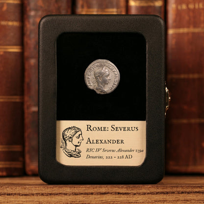 Rome, Emperor Severus Alexander, AR Denarius, Fides (Goddess of Trust) - 222 to 228 CE - Roman Empire