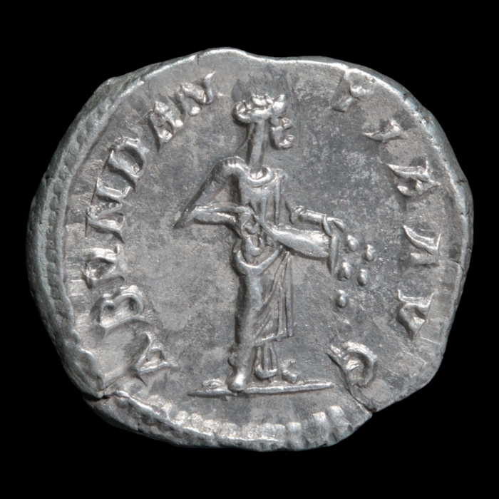 Rome, Emperor Severus Alexander, Denarius, Abundantia Reverse - 228 to 231 CE - Roman Empire