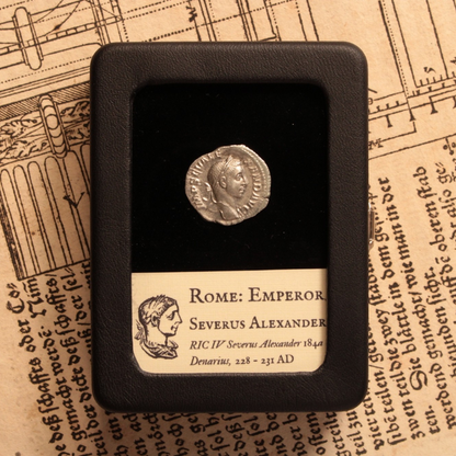 Rome, Emperor Severus Alexander, Denarius, Abundantia Reverse - 228 to 231 CE - Roman Empire