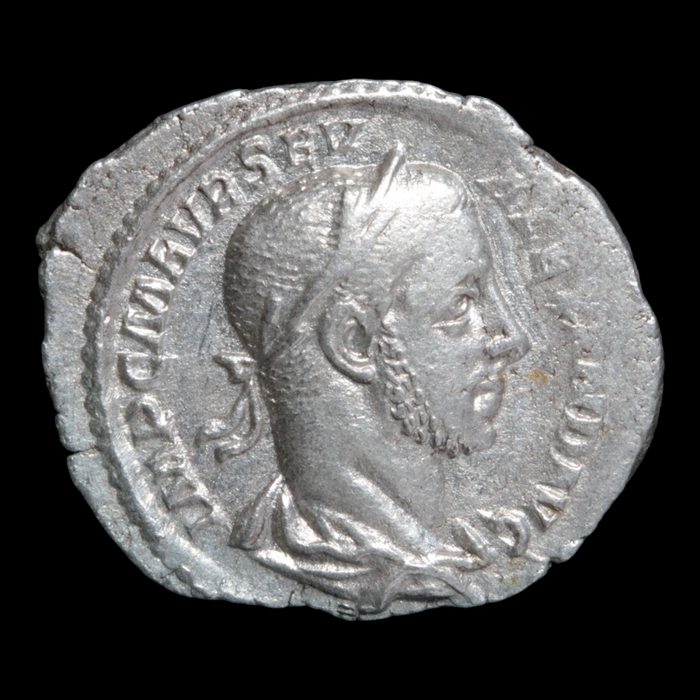 Rome, Emperor Severus Alexander, Denarius, Aequitas Reverse - 227 CE - Roman Empire