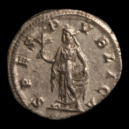 Rome, Emperor Severus Alexander, Denarius, Spes on Reverse - 231 to 235 CE - Roman Empire