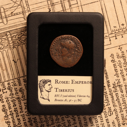 Rome, Emperor Tiberius, Bronze As - 36 to 37 CE - Roman Empire