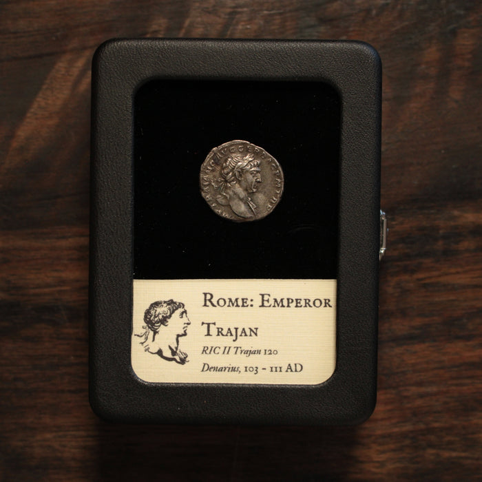 Rome, Emperor Trajan, Denarius, Felicitas Reverse - 103 to 111 CE - Roman Empire