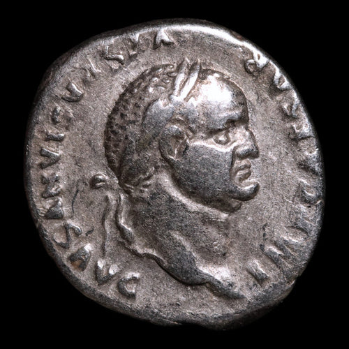 Rome, Emperor Vespasian, AR Denarius, Pax (Goddess of Peace) - 75 CE - Roman Empire